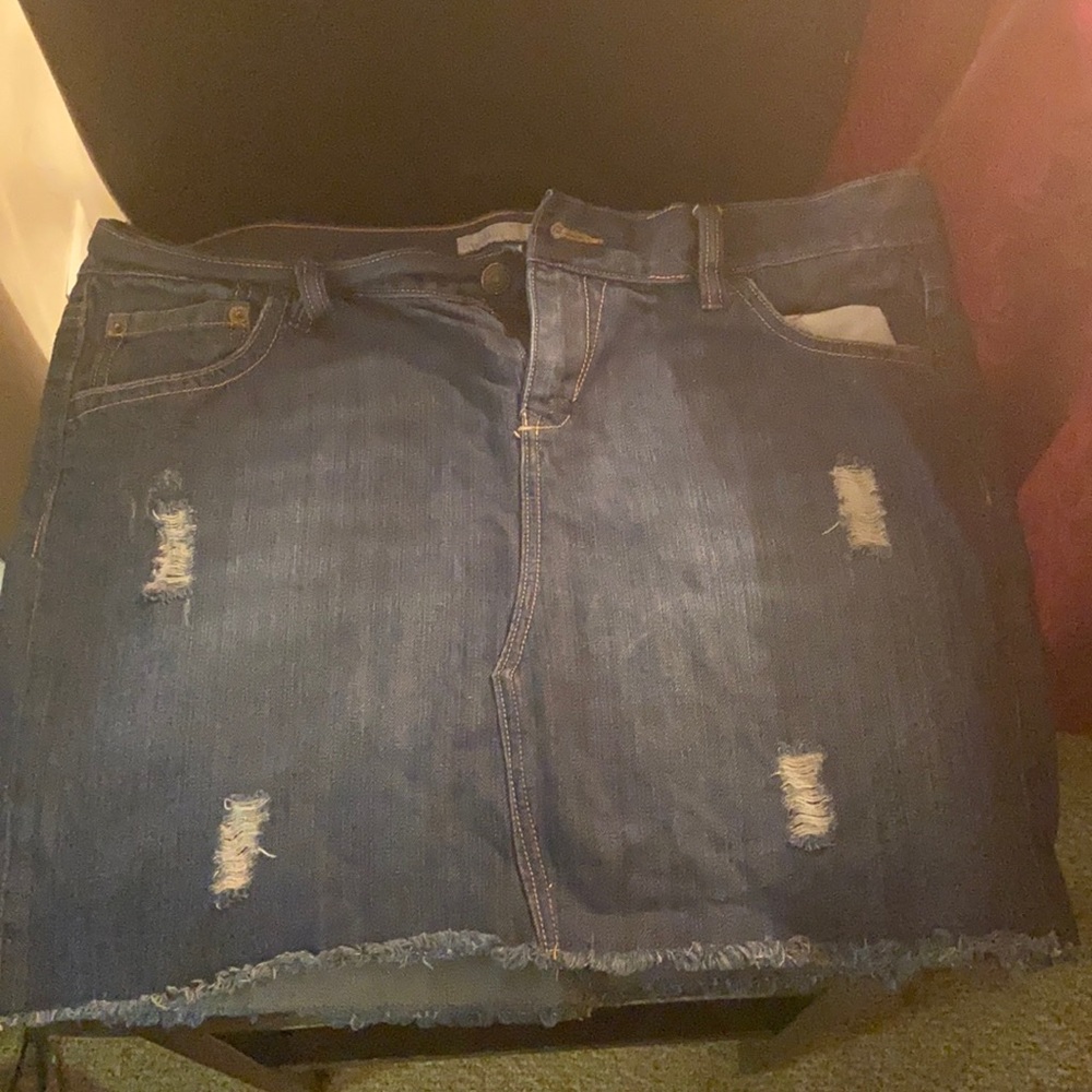 Old navy denim mini skirt